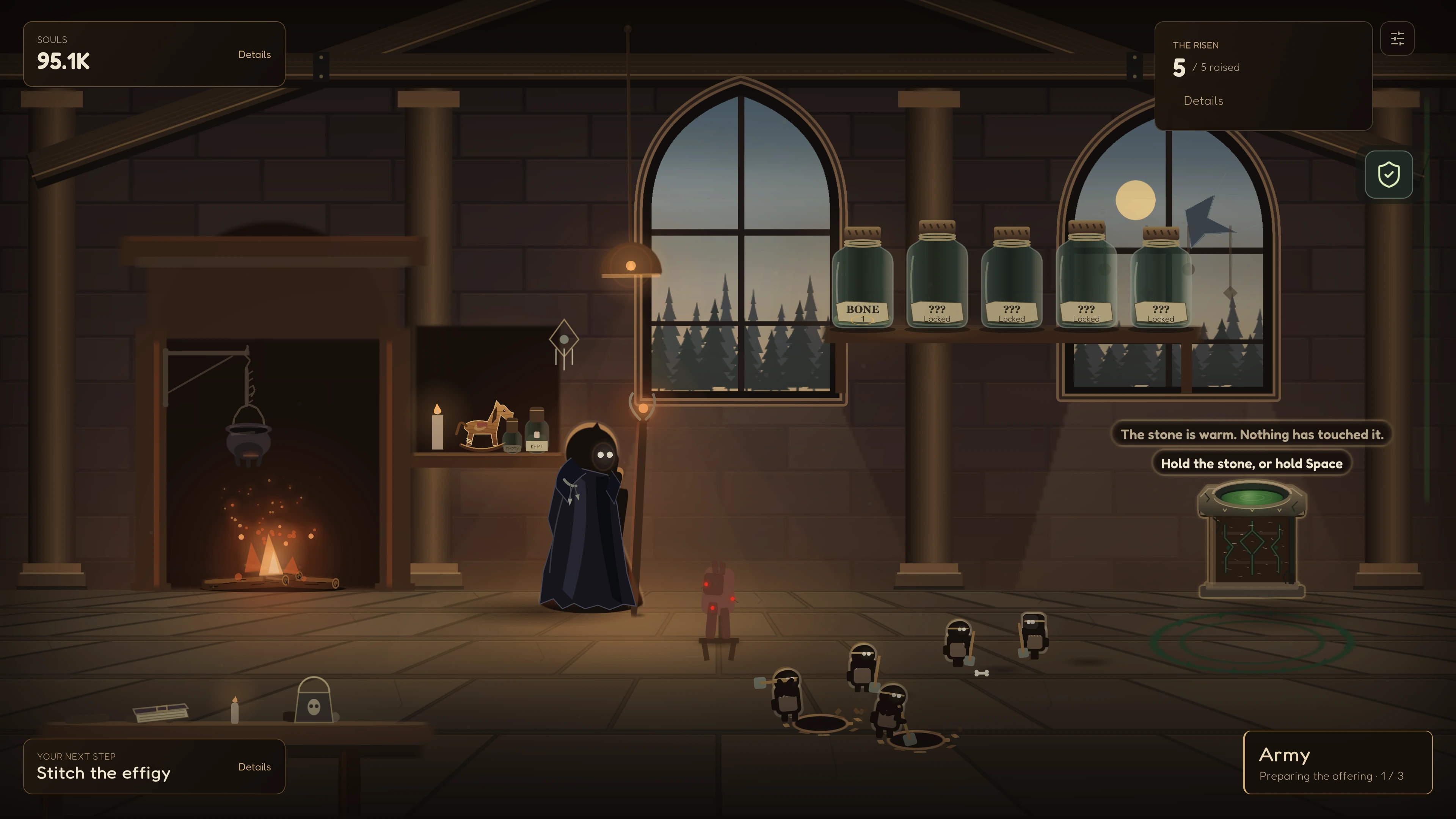 Gathering an offering in Necromancer's Army