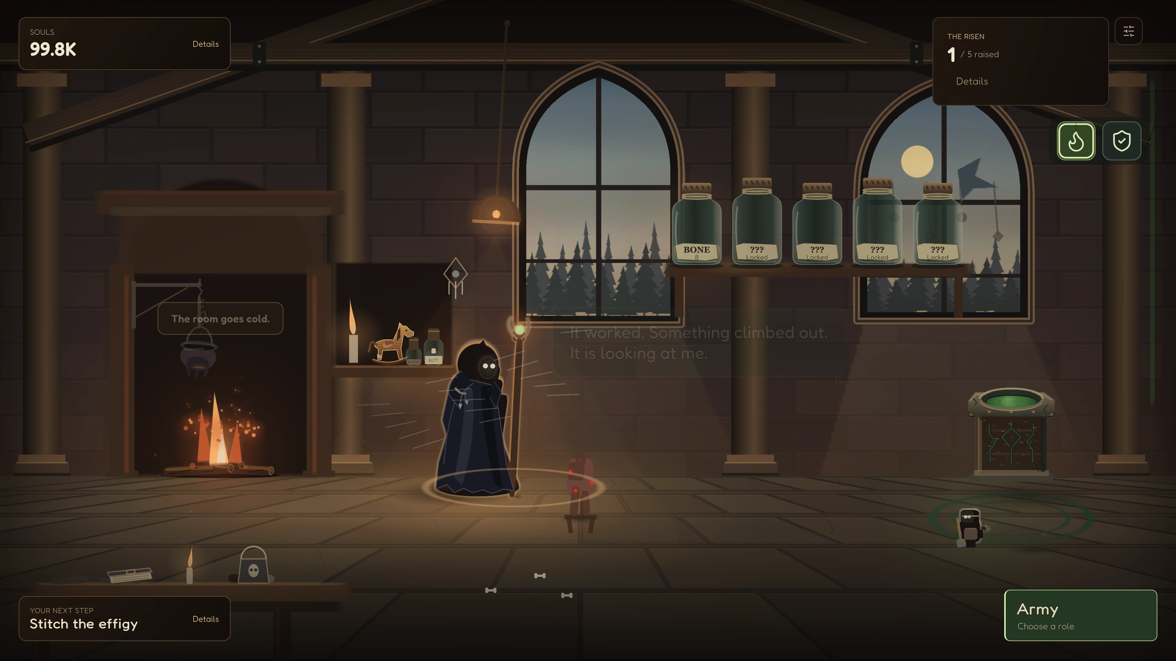 Rekindling the room in Necromancer's Army